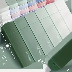 1 Pack Of 6 Correction Tape Gradients Macaron Color Portable Mute Trackless Square Shape Easy To Use For School Office Home Supp